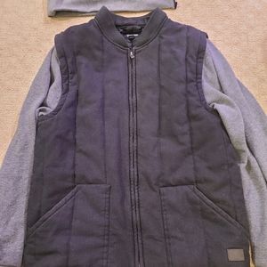 Brixton men's Hooded jacket vest size large